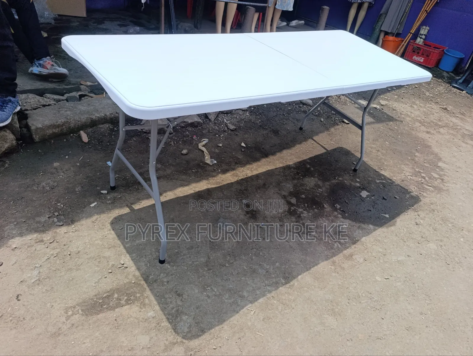 White Foldable Table