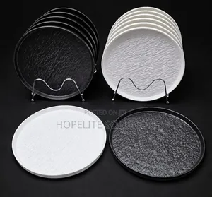 10.5'inch Rock Glazed Ceramic Dinner Plate.