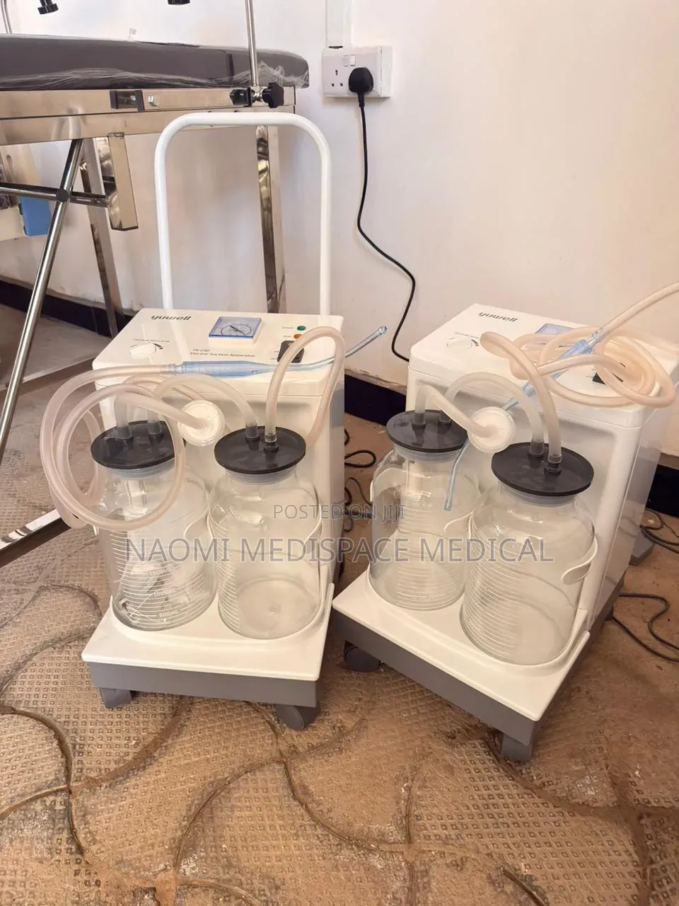 Dual Collection Suction Machine 20l/Min/ 2 Bottles Suction Machine