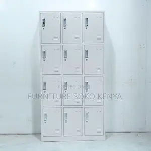 Drawered Urban Cabinets | 12 Lockers Grey | Modern Executive Cabinets