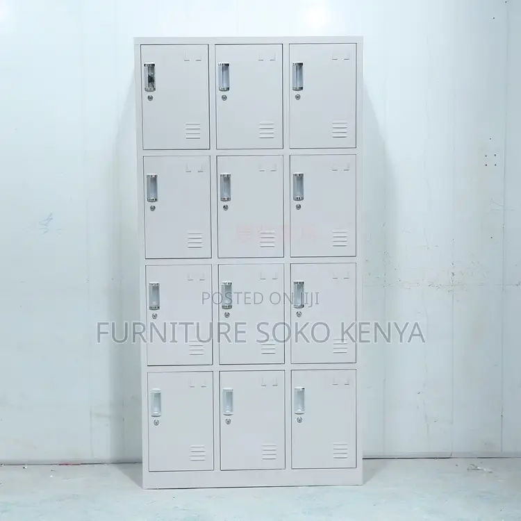 Drawered Urban Cabinets | 12 Lockers Grey | Modern Executive Cabinets