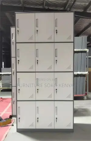 Drawered Urban Cabinets | 12 Lockers Grey | Modern Executive Cabinets