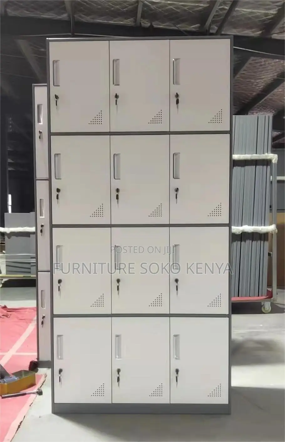 Drawered Urban Cabinets | 12 Lockers Grey | Modern Executive Cabinets