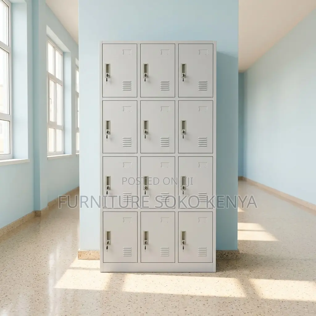 Drawered Urban Cabinets | 12 Lockers Grey | Modern Executive Cabinets