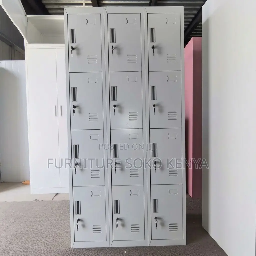 Drawered Urban Cabinets | 12 Lockers Grey | Modern Executive Cabinets