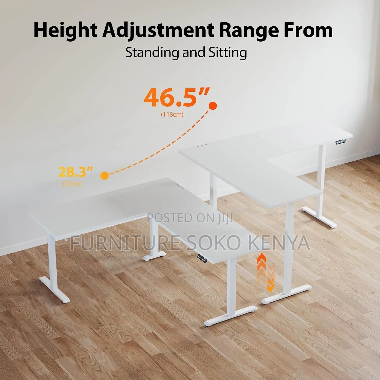 Electric Modern Desks | 1.4 Meter | L Extended Adjustable Desk