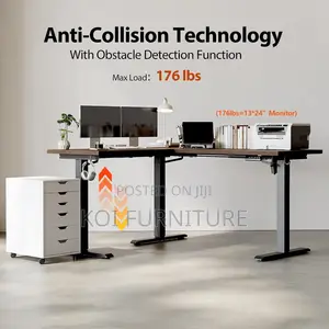 Adjustable Computer Desk | L Shaped 1400MM Modern Adjustable Table