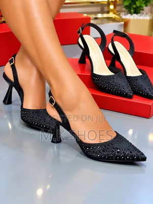 Rhinestone Kitten Heel