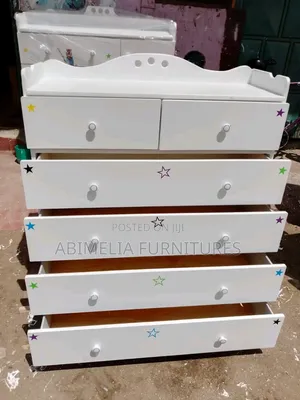 Modern White Chest of Drawers