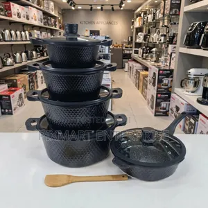 Bosch 11pcs Pots and Pans Set With Silicone Lid Covers