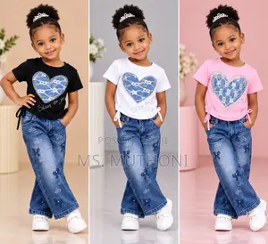 2-6 Yrs Girls Jeans and the Tops