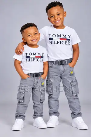Tommy Hilfiger Tshirt + JEANS AGE 3-9yrs