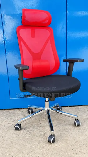 Mesh Office Chair With Adjustable Headrest