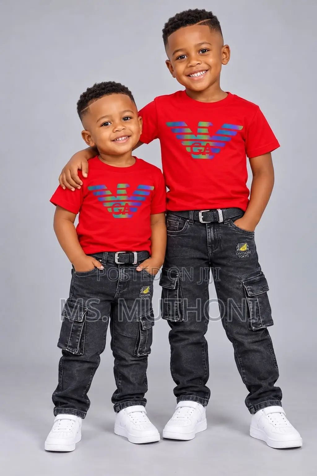 Armani Tshirt + JEANS AGE 3-9yrs