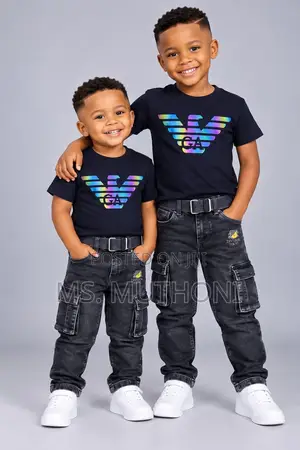 Armani Tshirt + JEANS AGE 3-9yrs