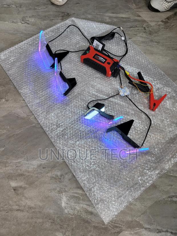 Universal 5D LED Angel Lights WRGB Headlight Set