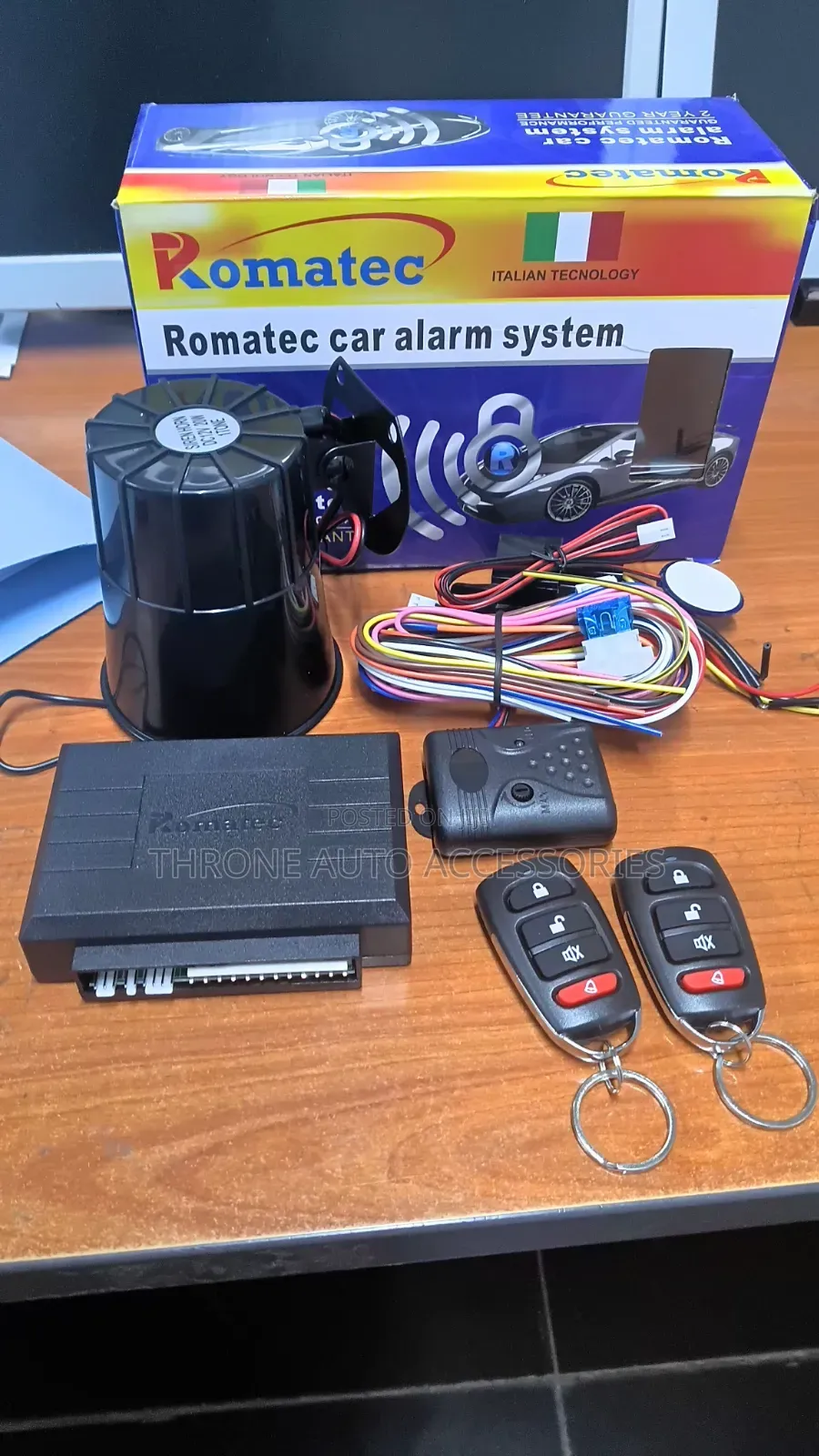 Car Alarm System With Cutoff
