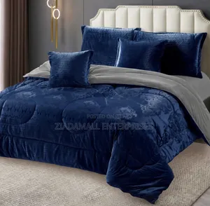 Silk Duvet 6x7 - 6pcs Set - Luxury Velvet - Warm - New