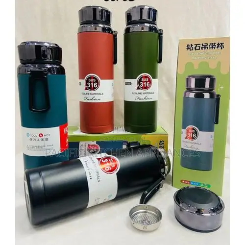 Double Wall Stainless Steel Vacuum Temperature Bottle Flask