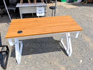 Modern Metallic Stand Desk