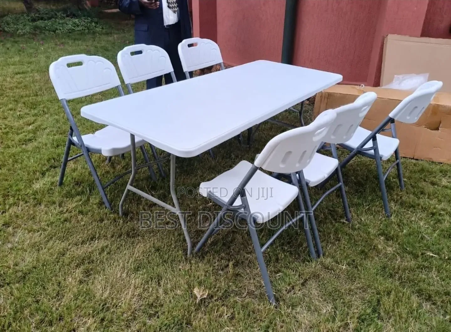 Folding Table With Chairs – 6- Seater