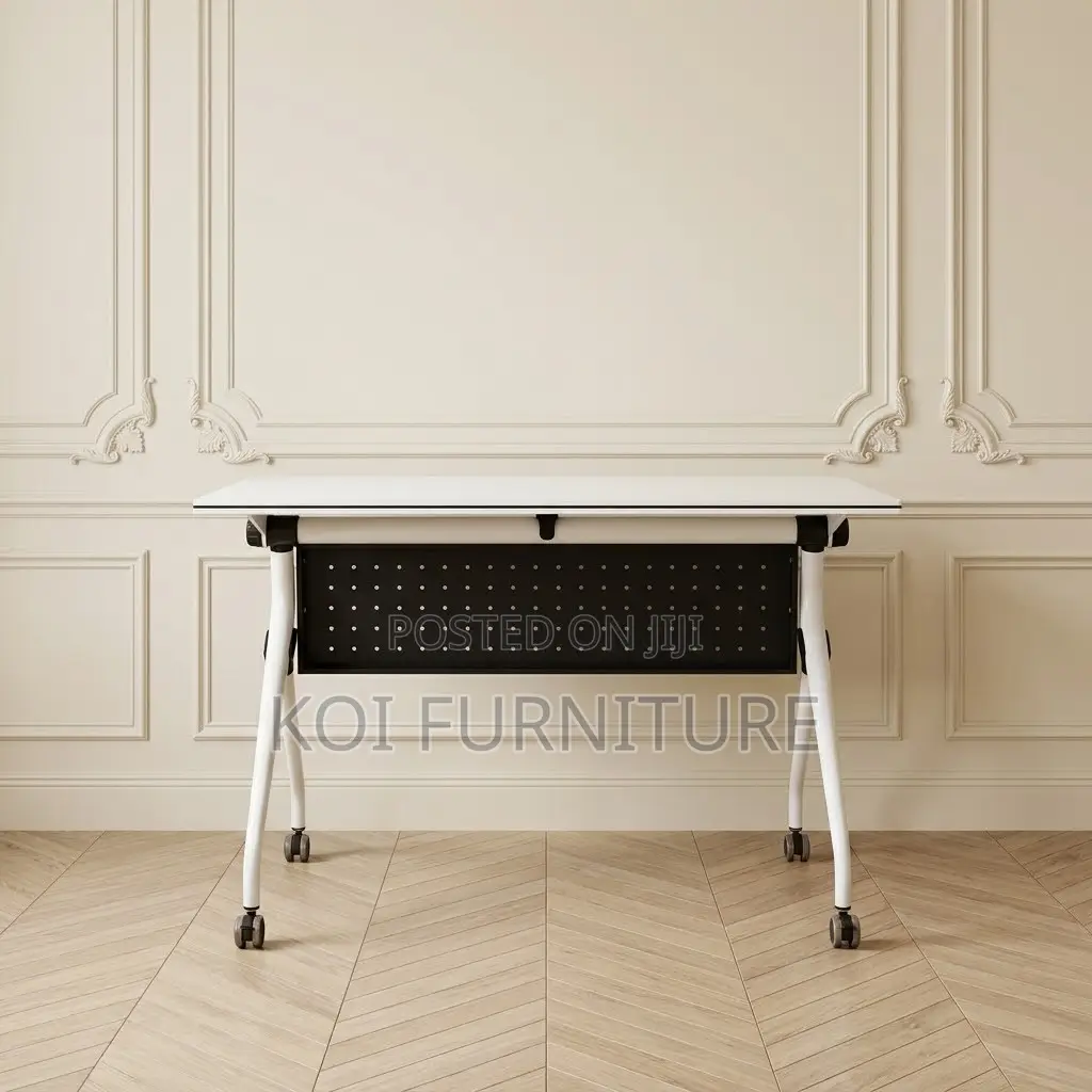 Training Home Office Table | Foldable White Conference Hall Desk