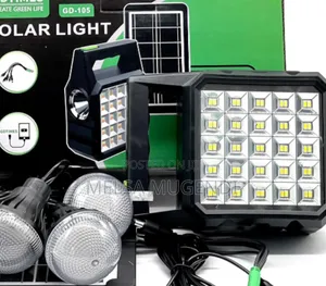 GDTIMES Portable Solar Power System With Lights