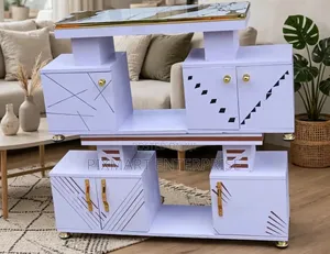 Contemporary 4ft Istanbul TV Cabinet Marble Finish Design