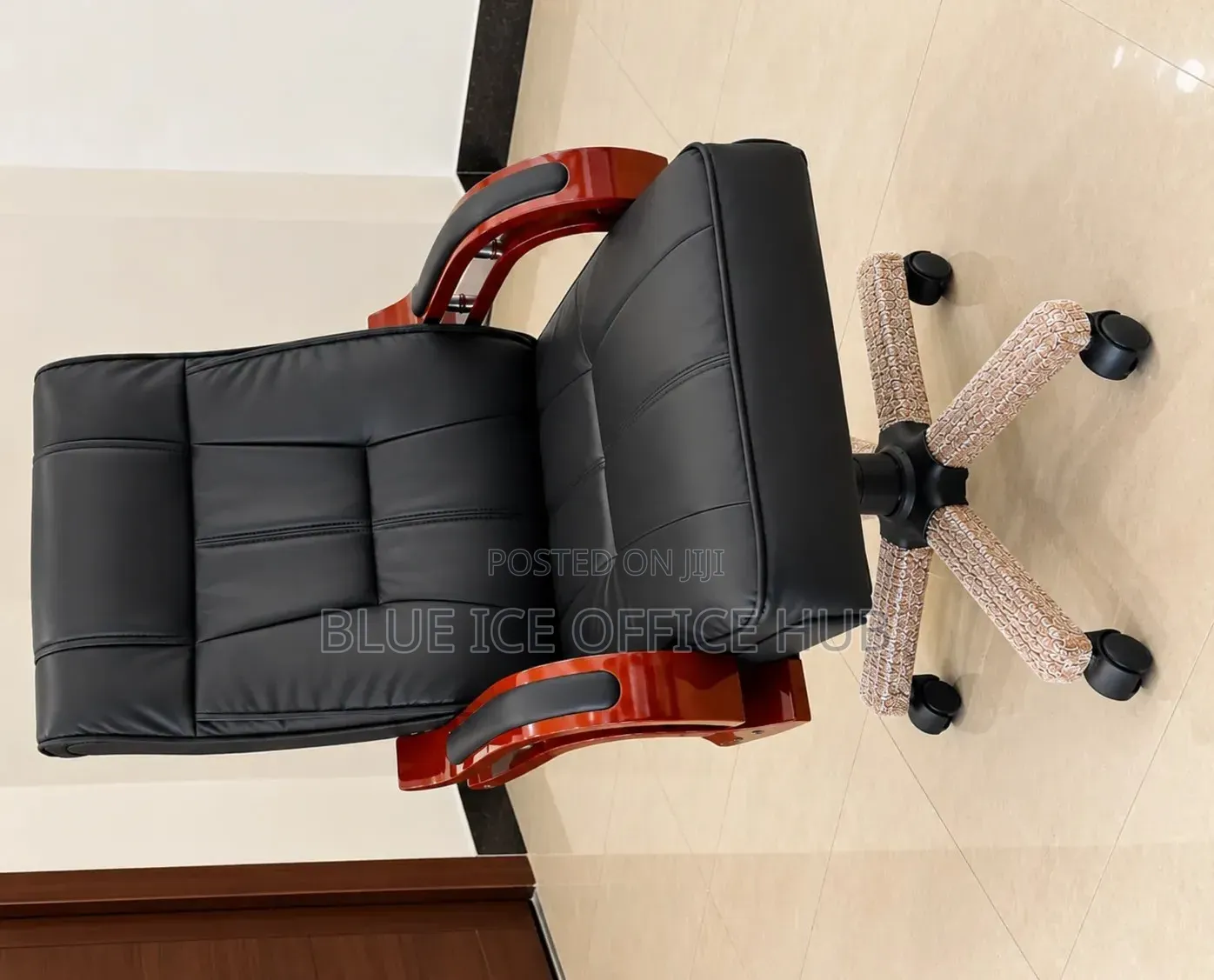 Black Leather Executive Chair