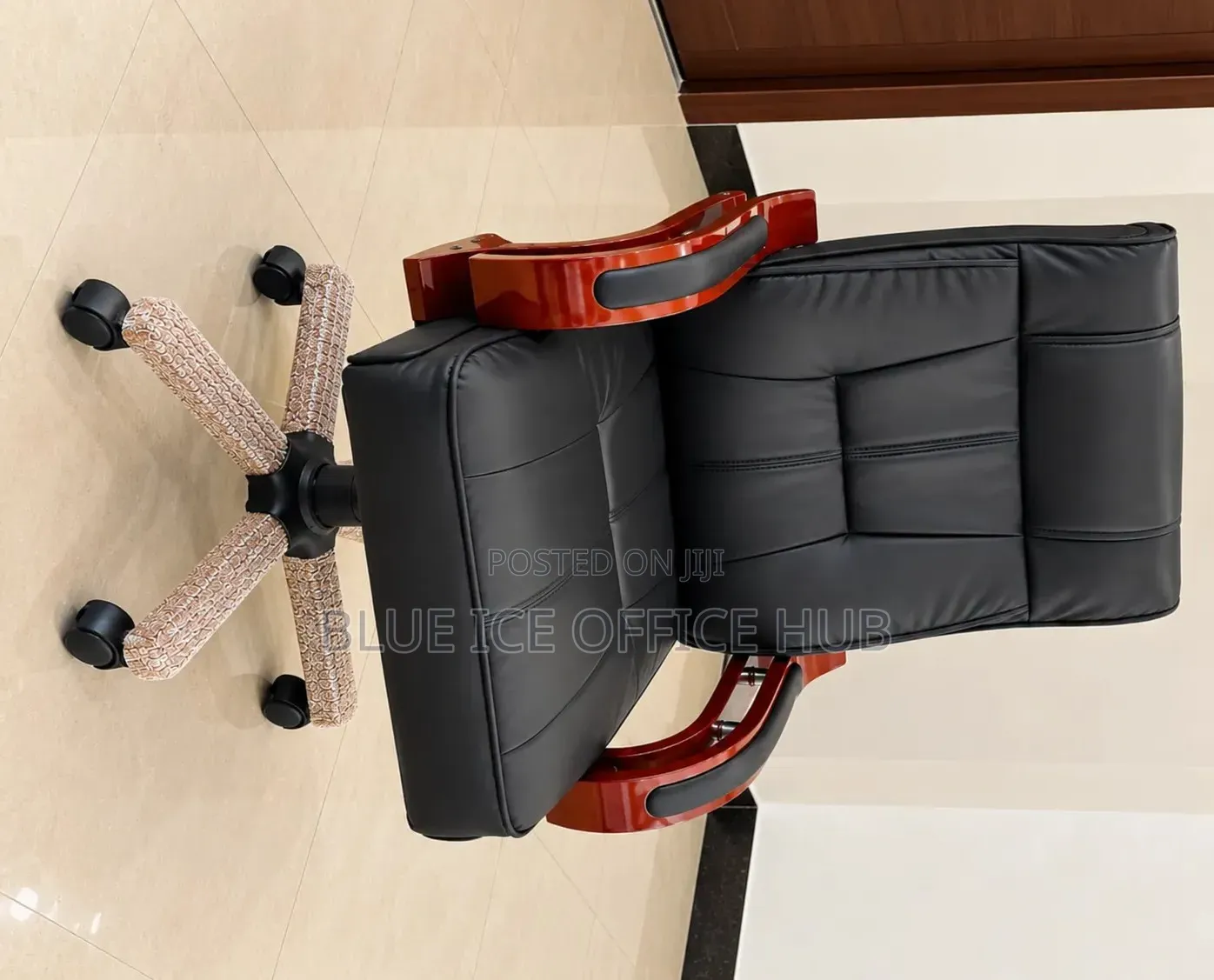 Black Leather Executive Chair