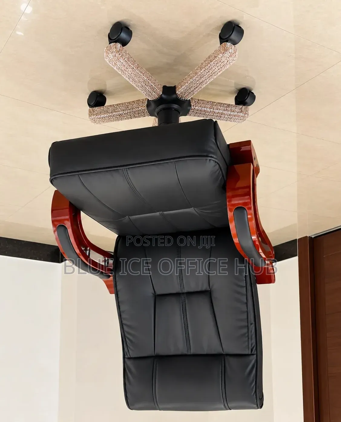 Black Leather Executive Chair