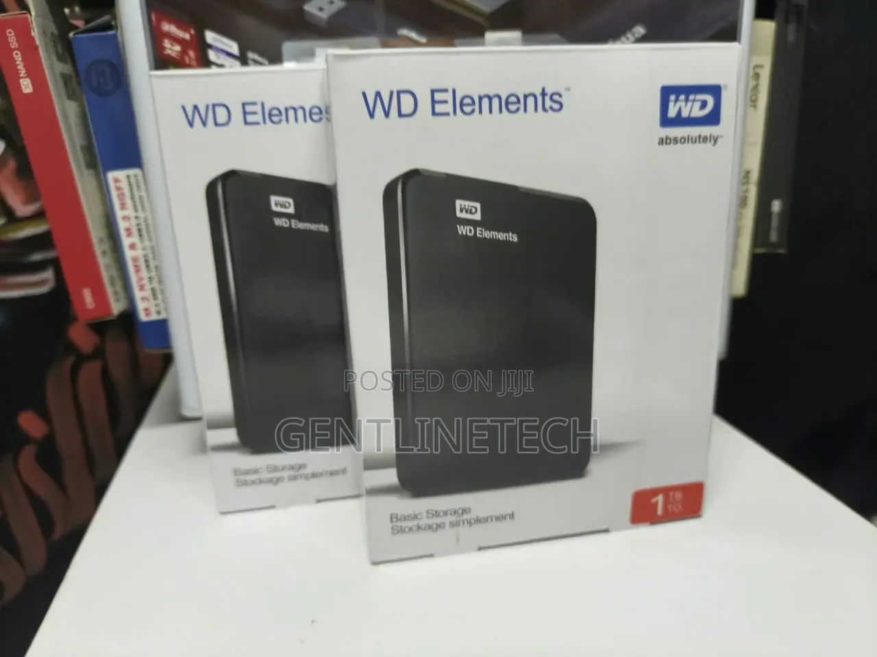 Wd 1TB Portable External HDD