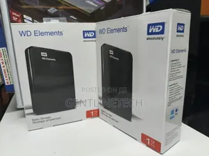 Wd 1TB Portable External HDD