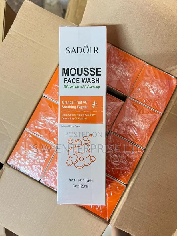 Orange Face Wash Mousse -Sadoer