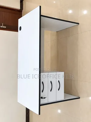 White Office Desk With Three Drawers