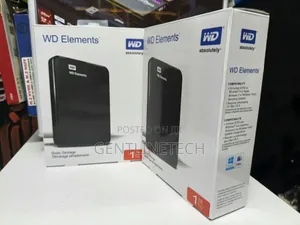 Western Digital 1TB External Hard Drive for Laptop