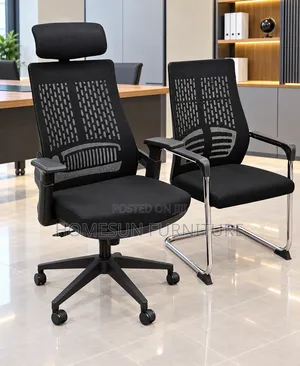 Office Chair Black Mesh Ergonomic Office Seating