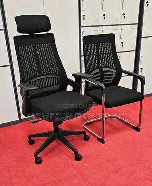 Office Chair Black Mesh Ergonomic Office Seating