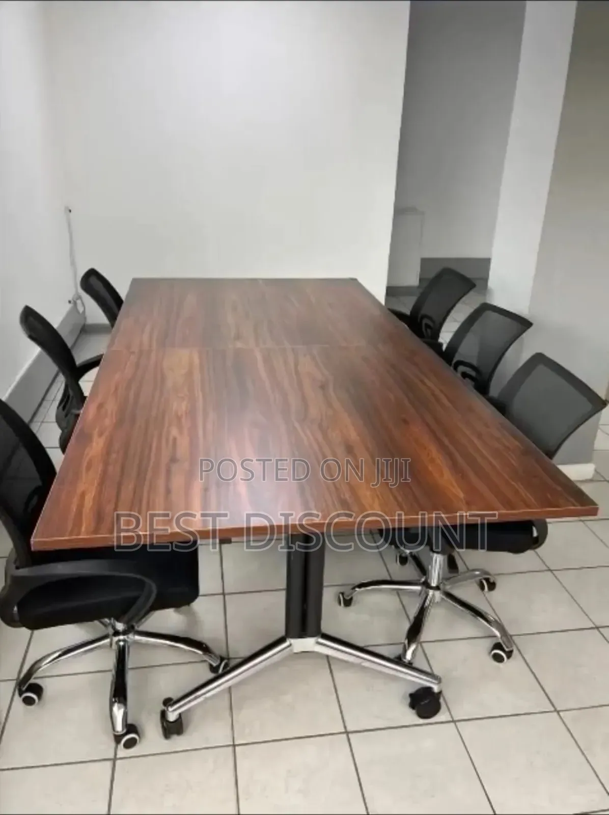 Conference Table, Boardroom Office Desk 2.4m Foldable