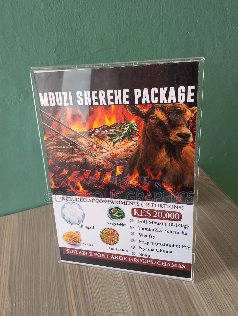 Acrylic Table Stands
