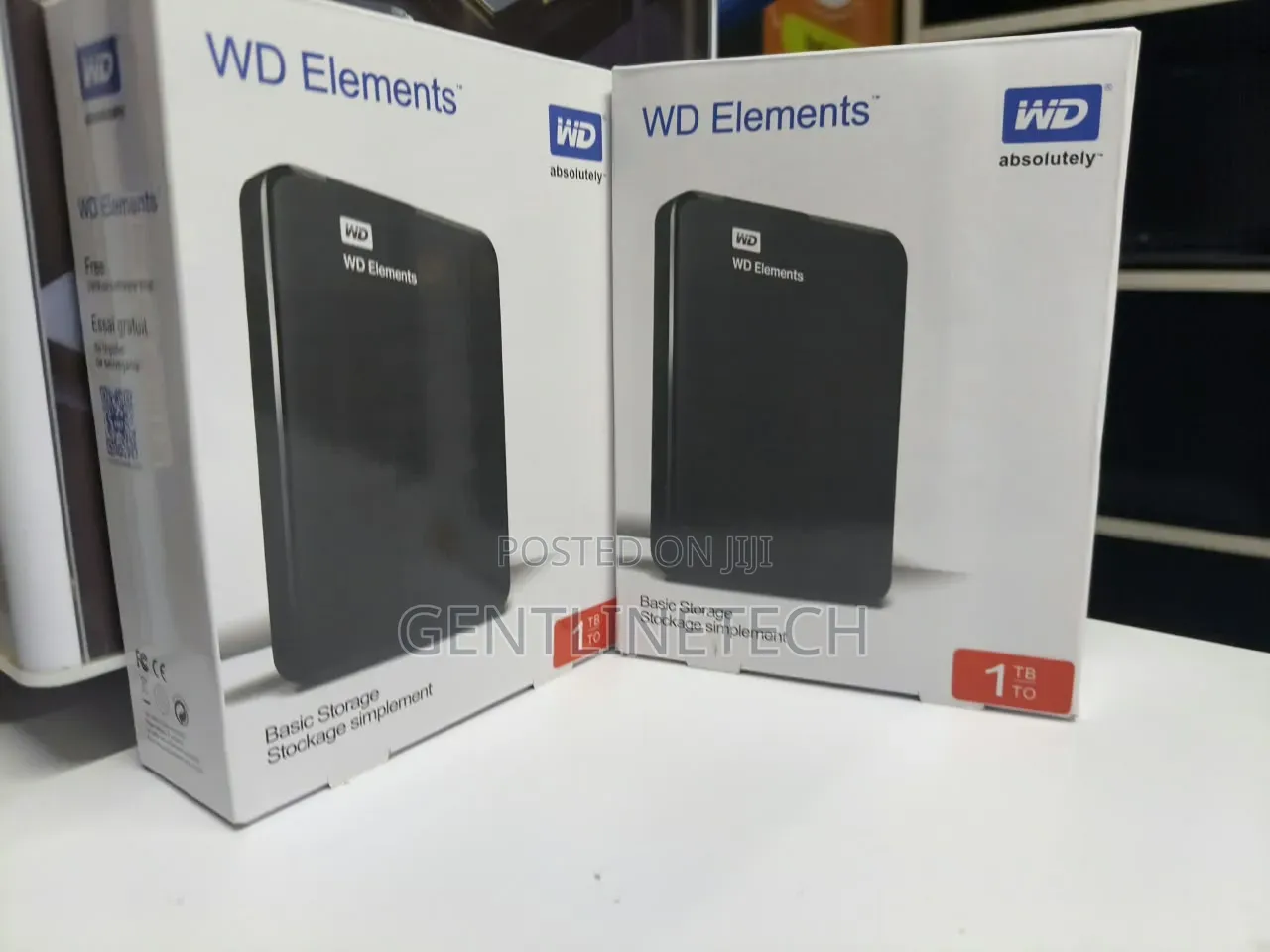 WD 1TB Portable Hard Disk for Data Storage