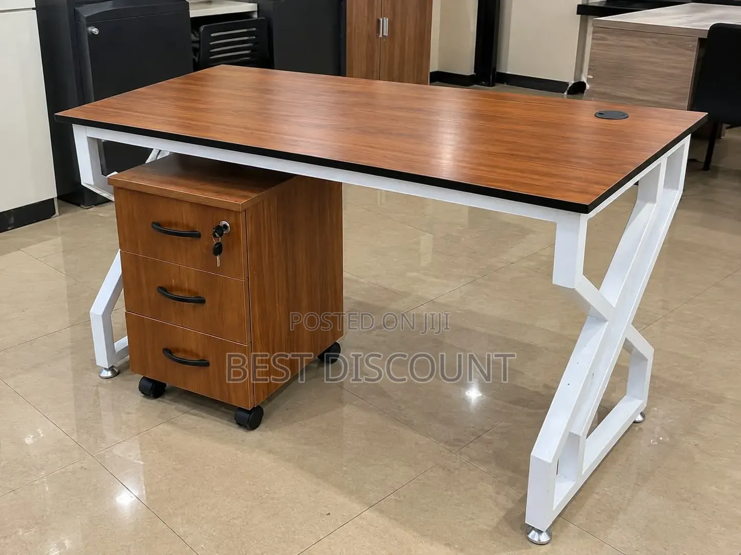 Table With Chair and Cabinet