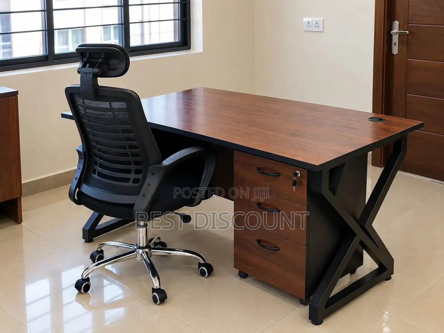 Table With Chair and Cabinet