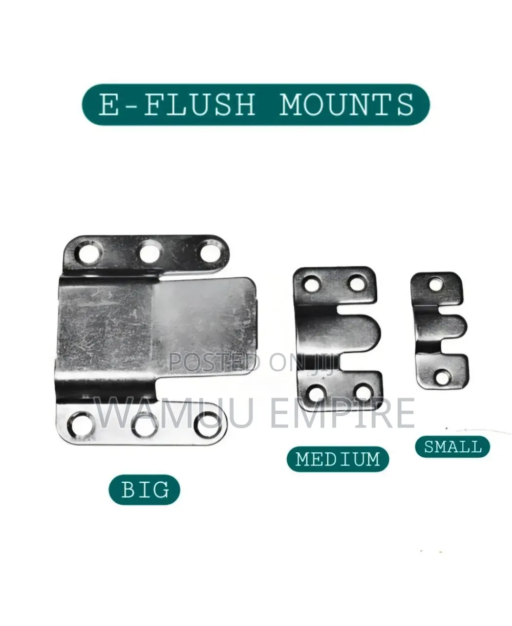 Heavy-Duty Stainless Steel Flush-Mount