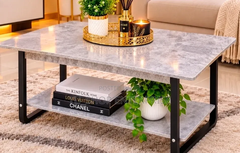 Imported Executive Marble Top Coffee Table at 
