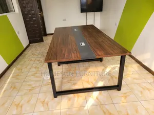 Office Table Large Boardroom Table Walnut Finish