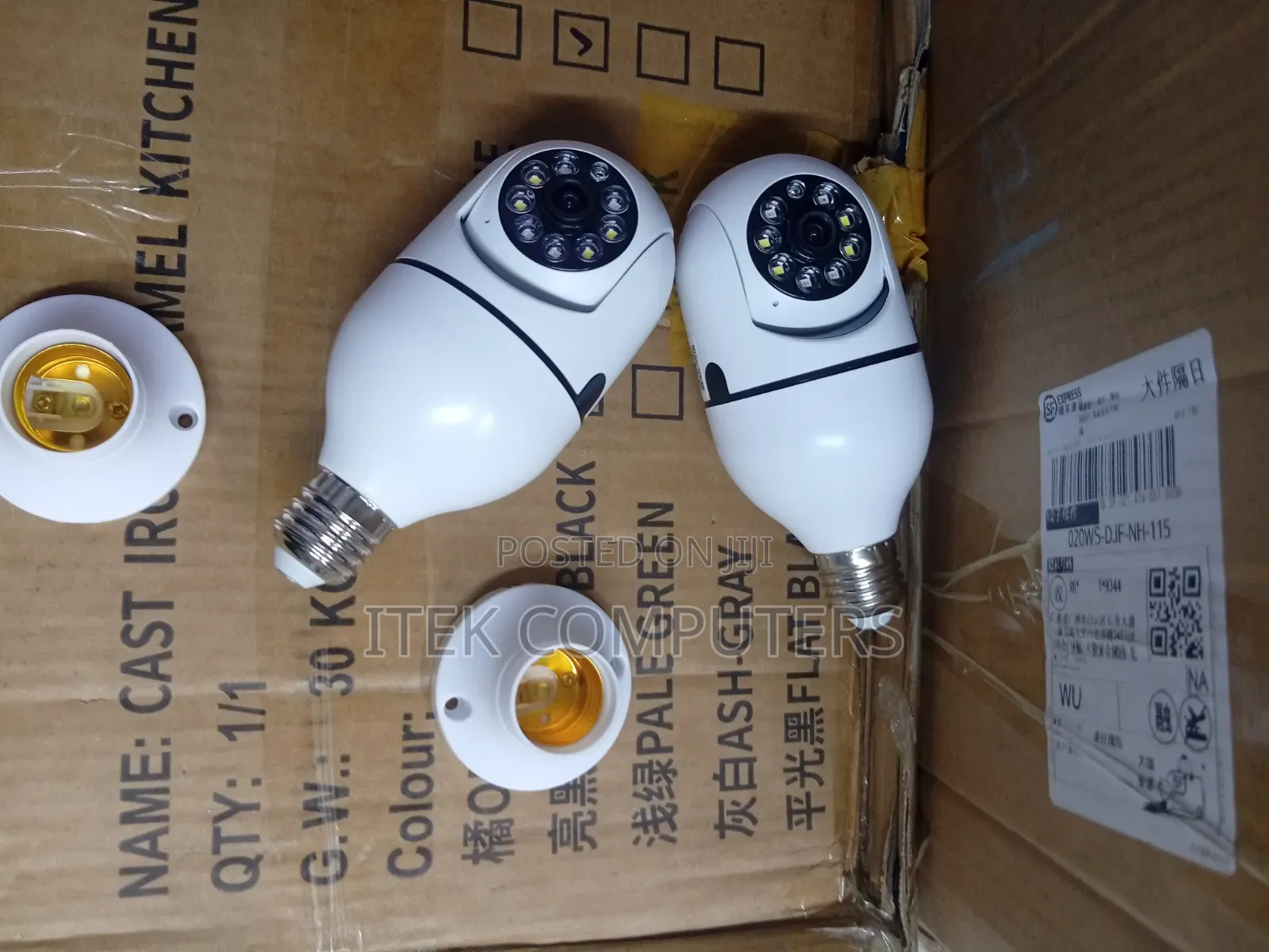 V380 Pro Smart CCTV Bulb Camera With Motion Detection Alerts
