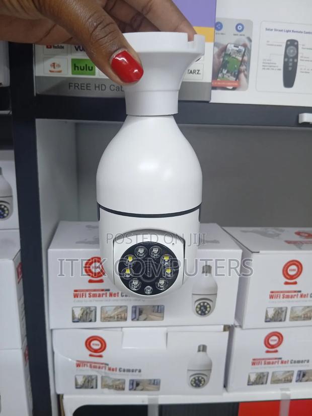 V380 Pro Smart Bulb Camera With Mobile App Connectivity