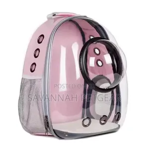 Transparent Space Capsule Pet Carrier Backpack for Small Cats and Dogs