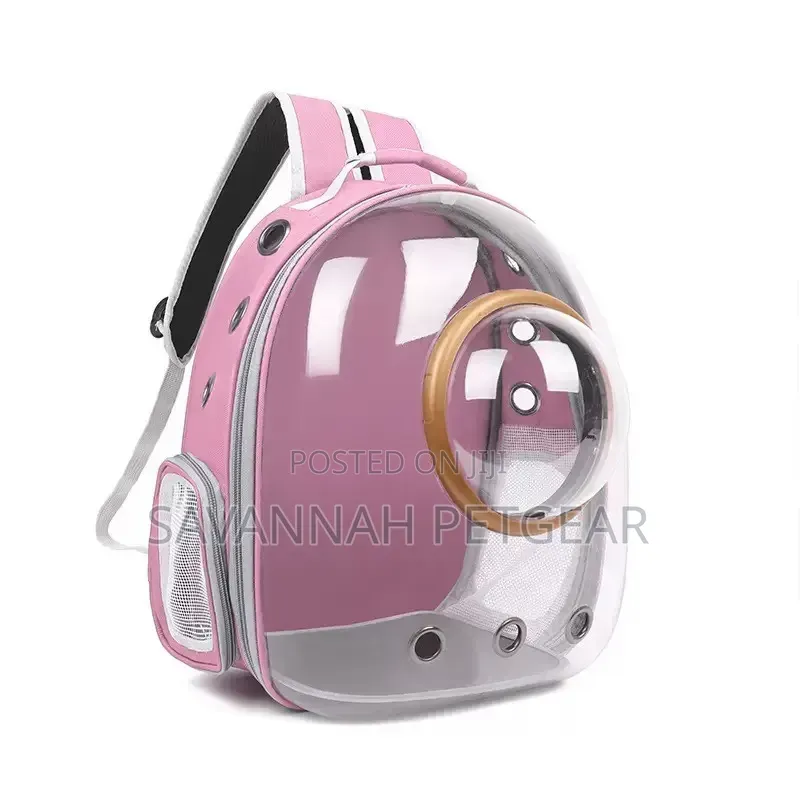 Transparent Space Capsule Pet Carrier Backpack for Small Cats and Dogs